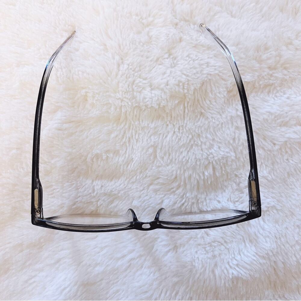 Emma Clear & Black Two Tone Reader Glasses - Picture 5 of 14